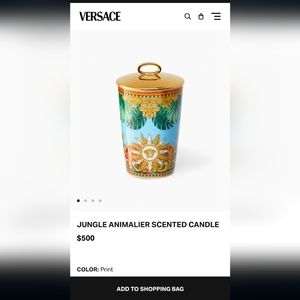 Versace candle jungle